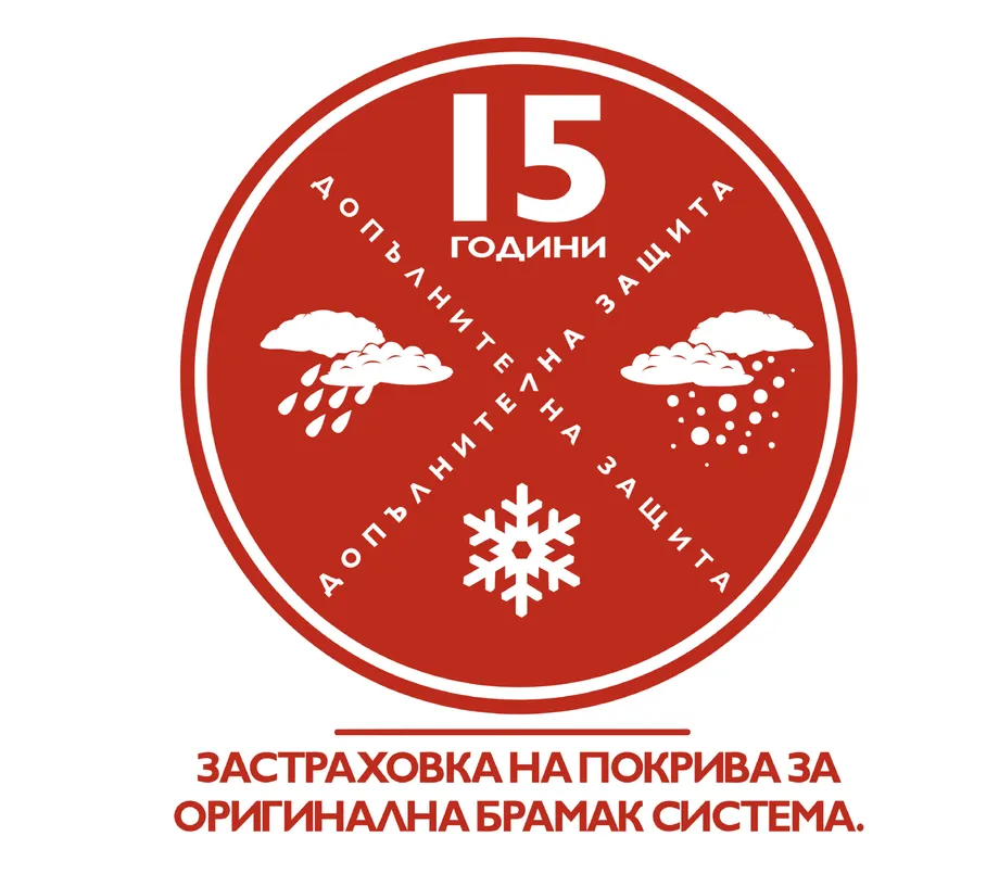 Застраховка на Покривна Система Брамак 15години